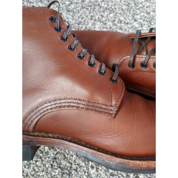 Red Wing Heritage 9435 Brown Leather Teak Williston Size 10.5D Dress Boots Rare main image 10